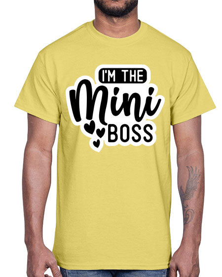 Im The Mini Boss 350#- baby- Cotton Tee