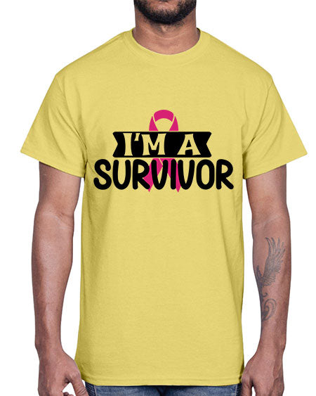 Im a Survivor 17#- breast cancer- Cotton Tee