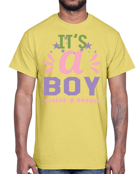 Its a boy Style 131#- baby shower- Cotton Tee