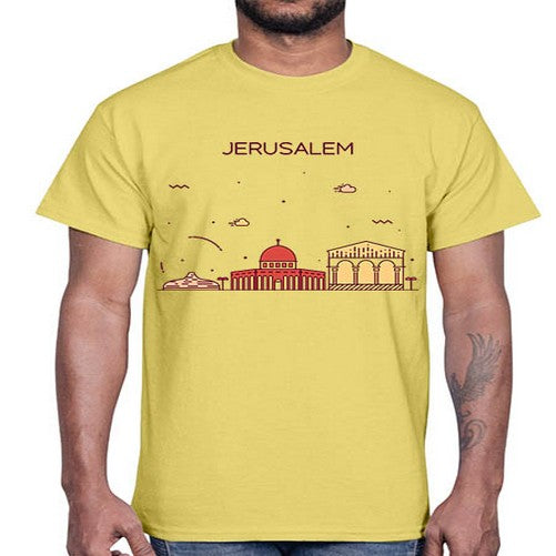 Jerusalem 997#- cities- Cotton Tee