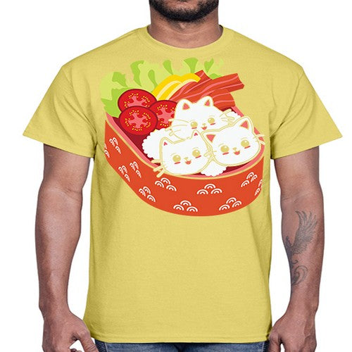 Kawaii Cat Boxed Lunch Anime Anime 266#- anime- Cotton Tee
