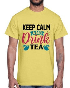 Keep Calm And Drink Tea 1259#- tea- Cotton Tee