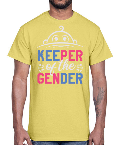 Keeper of the gender Style 135#- baby shower- Cotton Tee