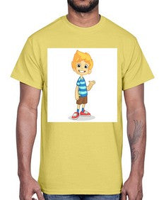 Kid 151#- cartoon general- Cotton Tee