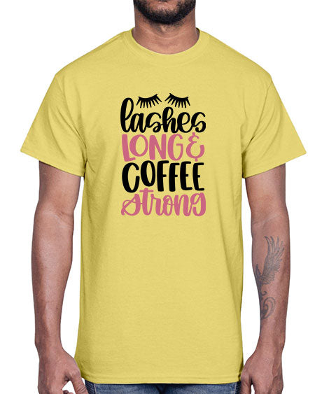 Lashes Long Coffee Strong Style 67#-makeup Cotton Tee