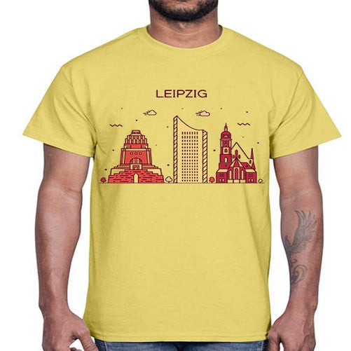 Leipzig 1128#- cities- Cotton Tee