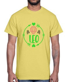 Leo 283#- leo- Cotton Tee