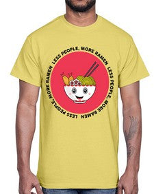 Less People More Ramen 1283#- Ramen- Cotton Tee