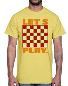 Lets play 135#- chess- Cotton Tee