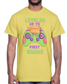 Leveled up to first Grade 467#- first grade- Cotton Tee