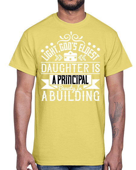 Light Gods eldest daughter is a principal beauty in a building Style 274#- architect- Cotton Tee