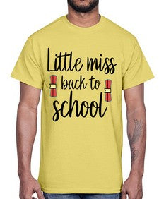 Little miss back to school 478#- general school- Cotton Tee