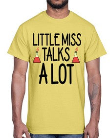 Little miss talks a lot 488#- general school- Cotton Tee