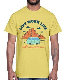 Live Work Life 6#- internet- Cotton Tee