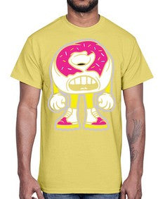 Living donut 159#- cartoon food- Cotton Tee