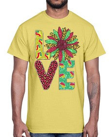 Love Juneteenth Day Fist Sunflower Png 7#- black juneteenth- Cotton Tee