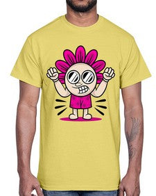 Mad flower 163#- cartoon general- Cotton Tee