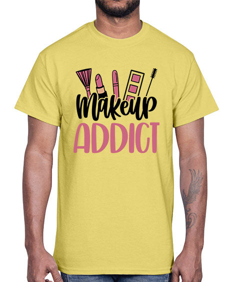 Makeup Addict Style 55#-makeup Cotton Tee