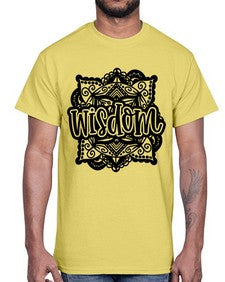 Mandala Wisdom 765#- mandala- Cotton Tee