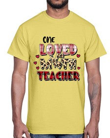 Math Teacher Cupids Favorite 530#- teacher- Cotton Tee