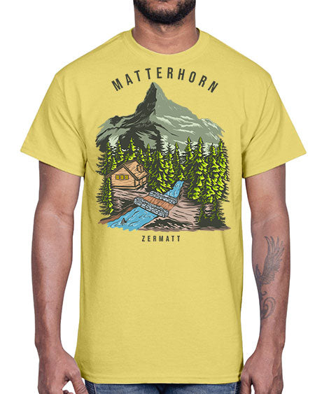 Matterhorn 21#- nature- Cotton Tee