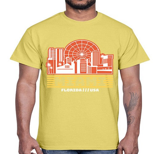 Miami 1284#- cities- Cotton Tee
