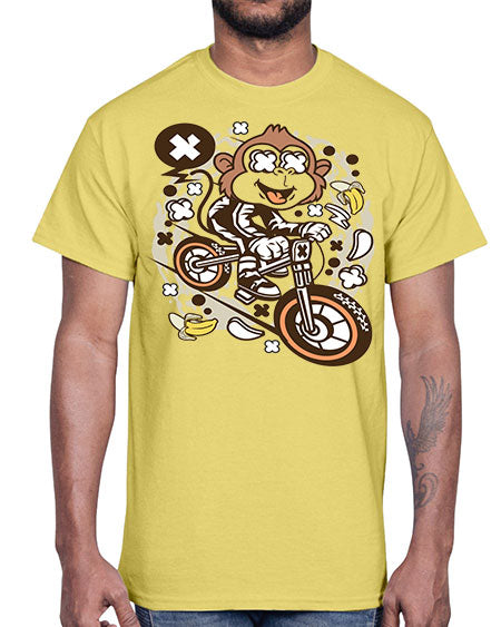 Monkey Downhill- monkey- Cotton Tee