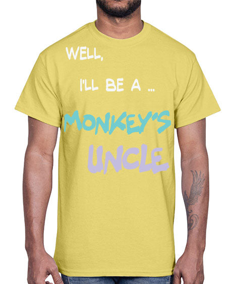 Monkey Uncle 18#- monkey- Cotton Tee
