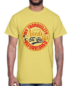 My tranquility needs to be refurbished 139#- chess- Cotton Tee