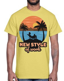 New Style of Work 5#- internet- Cotton Tee