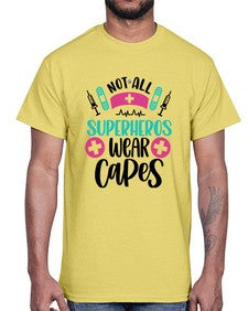 Not All Superheros Style Style 1138#- nurse- Cotton Tee