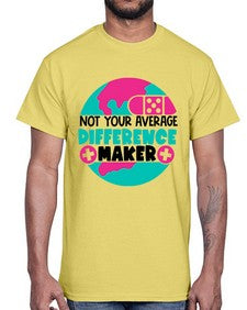 Not Your Averange Difference Maker Style Style 1139#- nurse- Cotton Tee