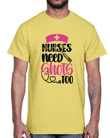 Nurses Need Shots Too Style Style 1252#- nurse- Cotton Tee