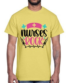 Nurses Rock Style Style 1254#- nurse- Cotton Tee