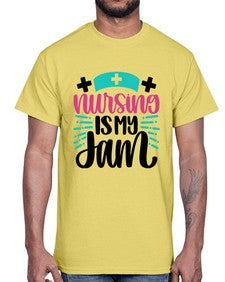 Nursing Is My Jam Style Style 1273#- nurse- Cotton Tee