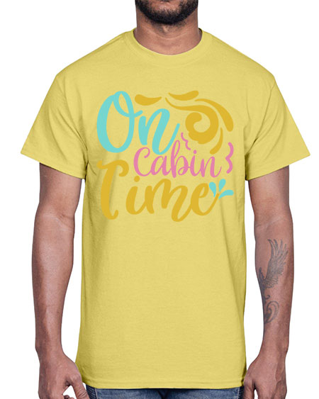 ON CABIN TIME Style 59#- summer- Cotton Tee