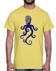 OctopusMandalaPNG 960#- mandala- Cotton Tee
