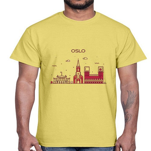 Oslo 1554#- cities- Cotton Tee
