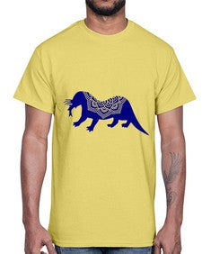 OtterMandala 973#- mandala- Cotton Tee