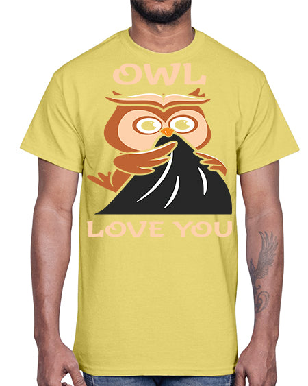 Owl Love You A TurtleRabbit 12#- owl- Cotton Tee