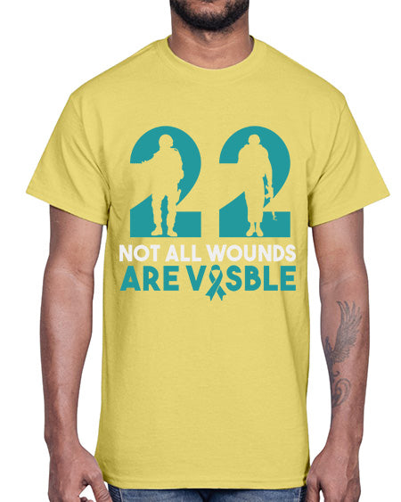 PTSD Awareness Month Support 10#- PTSD- Cotton Tee