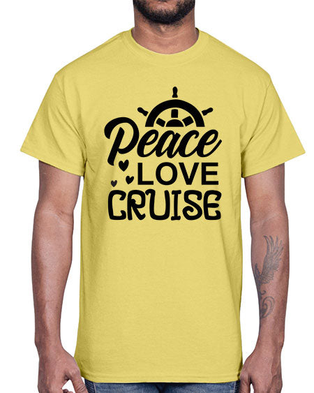Peace love cruise 01#- summer- Cotton Tee