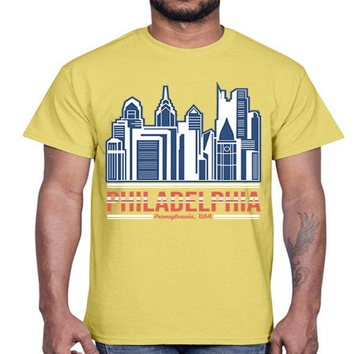 Philadelphia 1604#- cities- Cotton Tee