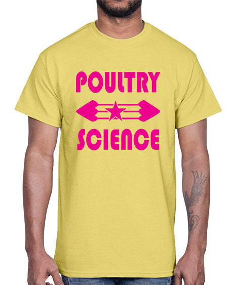 PoultryScienceScience tshirt design PoultryScience Sciencetshirtdesign 158#- general science- Cotton Tee