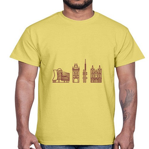 Prague 1687#- cities- Cotton Tee