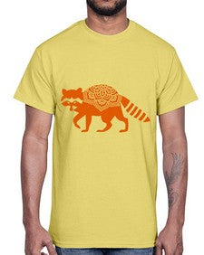 RacoonMandala 1010#- mandala- Cotton Tee