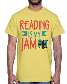 Reading is my jam 702#- librarian- Cotton Tee