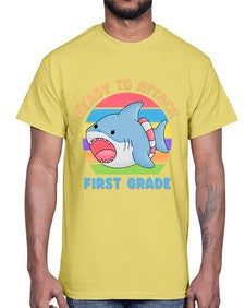 Ready to Attack first Grade 710#- first grade- Cotton Tee