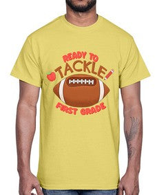 Ready to tackle first Grade 742#- first grade- Cotton Tee