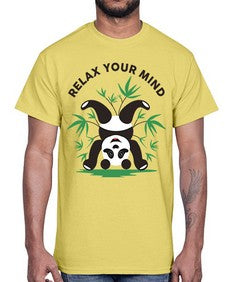 Relax Your Mind 496#- yoga- Cotton Tee